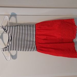 Gap Kids sun dress, red white and blue. Size M. Excellent